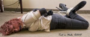 www.tiedinheels.com - kittie4u...Tied in Leather Gloves and Ankle Boots! HD-mp4 thumbnail