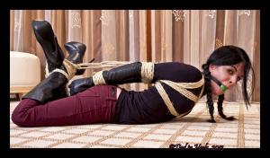 www.tiedinheels.com - Stefanie 6.3 inch Knee Boots! Part-2 HD-WMV thumbnail